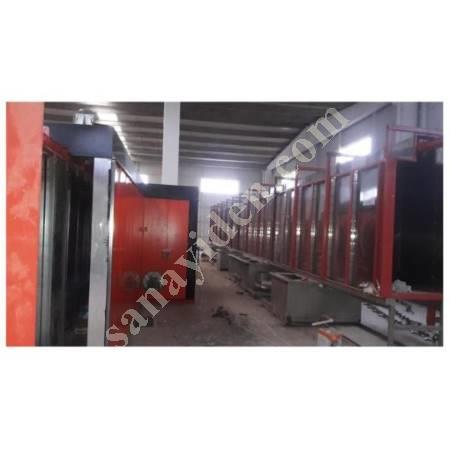 POWDER COATING FACILITIES SURFACE CLEANING LINES WITH CONVEYOR, Electrostatic Powder Coating