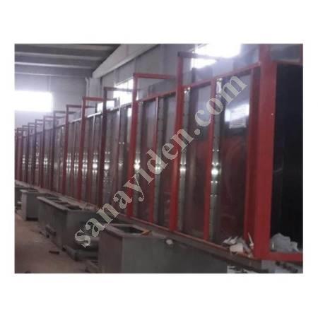 POWDER COATING FACILITIES SURFACE CLEANING LINES WITH CONVEYOR, Electrostatic Powder Coating