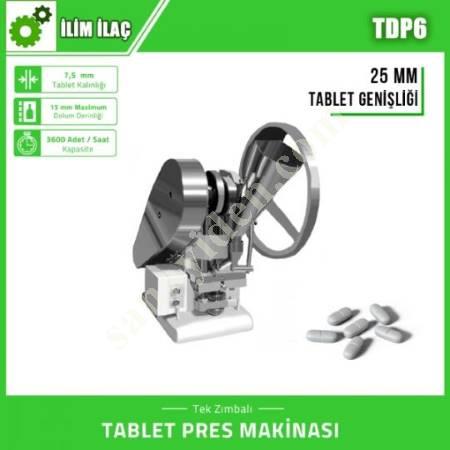 TDP-6 – TABLET PRES MAKİNASI – 25MM, Gıda Makinaları