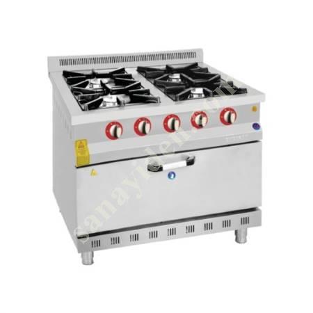 EK005-GAS COOKER 4 PIECE, Industrial Kitchen