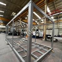DEMONTE KONTEYNER ŞASESİ 3X7 M – TAM SET GALVANİZ ÇELİK – CİVATALI SİSTEM, Prefabrik Ev Modelleri, Konteyner Ev Fiyatları