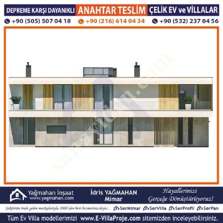 SERVİLLA ÇELİK EV VİLLA - 120 AY TAKSİTLE ANAHTAR TESLİM VİLLA, Yapı İnşaat