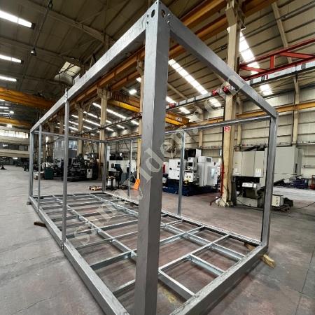 DEMONTE KONTEYNER ŞASESİ 3X7 M – TAM SET GALVANİZ ÇELİK – CİVATALI SİSTEM, Prefabrik Ev Modelleri, Konteyner Ev Fiyatları