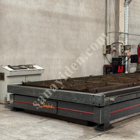 BAYKAL BRAND 2 X 6 METER 130 AMPER CNC PLASMA MACHINE 2006 MODEL, Plasma Cutting