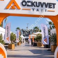 ETKİNLİKLERE ÖZEL STRAFOR GİRİŞ KEMERİ TASARIMI,