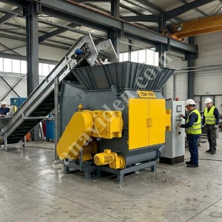 MT MAKİNA CROTAX-100 TEK ŞAFTLI AĞIR SANAYİ PARÇALAYICI (1 METRE ROTOR), Geri Dönüşüm Makineleri