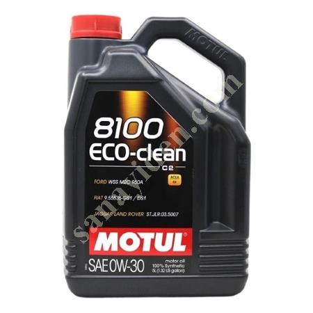 MOTUL 8100 ECO CLEAN C2 0W30-5 LİTRE(PARTİKÜLLÜ), Motor Yağları