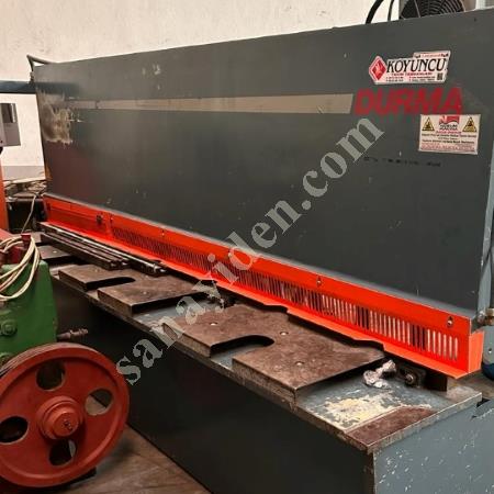 DURMAZLAR SB 3X6MM HİDROLİK NC GİYOTİN MAKAS, İş Makineleri