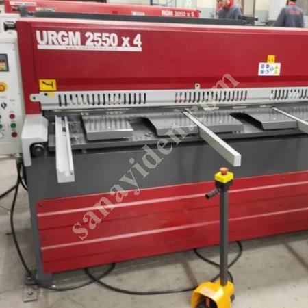 LRGM 2550 X 4MM  REDİKTÖRLÜ GİYOTİN MAKAS LİNDA MACHİNE, Giyotin Makas