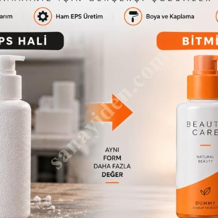 KOZMETİK ŞİŞE DUMMY ÖZEL ÜRETİM REKLAM MAKETİ, Yapı İnşaat