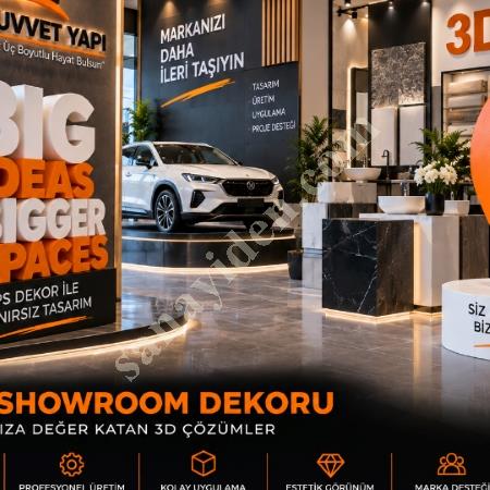 EPS SHOWROOM DEKORU 3D TASARIM VE ÖZEL ÜRETİM, Yapı İnşaat