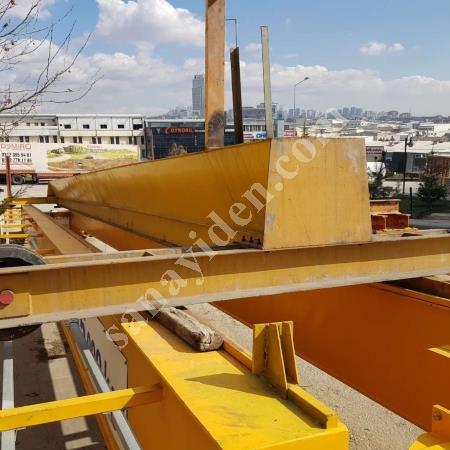 5 TONLUK 14 METRE MONORAY KÖPRÜLÜ VINÇ , Portal - Overhead Crane(Roof)