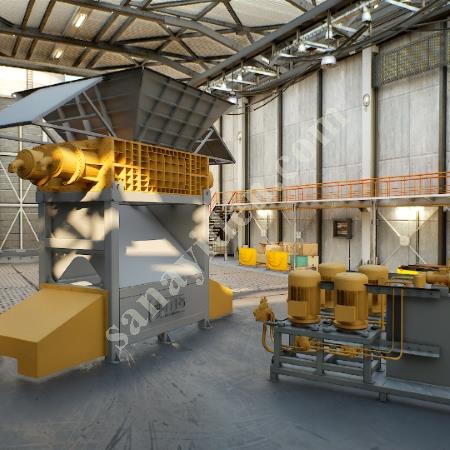 MT MAKİNA REDMONSTER-250 METAL PARÇALAMA MAKİNESİ – AĞIR HİZMET TİPİ HURDA İŞLEME SİSTEMİ, Geri Dönüşüm Makineleri