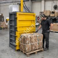 MT MAKİNA DB-50 ENDÜSTRİYEL DİKEY BALYA PRESİ – YÜKSEK KAPASİTELİ ATIK BALYALAMA MAKİNESİ,