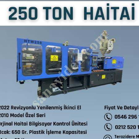 "KOZA'DAN - 250 TON HAİTAİ İNVERTÖRLÜ - ENJEKSİYON MAKİNASI", Enjeksiyon Makinaları