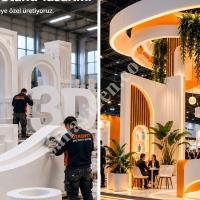 EXHIBITION STAND DECORATION, EPS FOAM DESIGN AND GIANT PRODUCT PRODUCTION IN TURKEY,