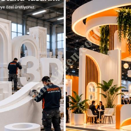 EXHIBITION STAND DECORATION, EPS FOAM DESIGN AND GIANT PRODUCT PRODUCTION IN TURKEY, Yapı İnşaat