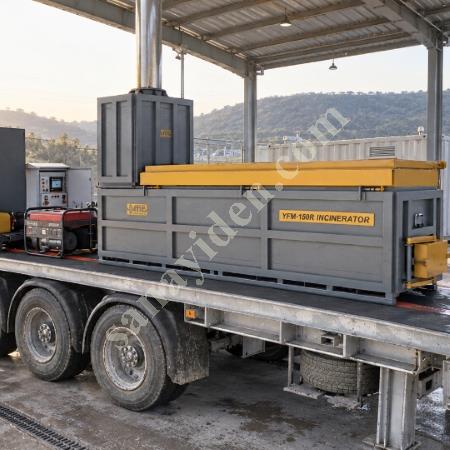 MT MAKİNA YFM-150R MEGA KAPASİTELİ TREYLER ÜSTÜ YAKMA FIRINI (150 KG), Geri Dönüşüm Makineleri