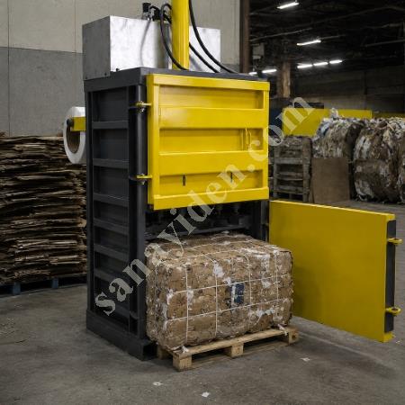 MT MAKİNA DB-30 DİKEY BALYA PRESİ – KARTON, PLASTİK VE AMBALAJ ATIKLARI İÇİN GÜÇLÜ PRES SİSTEMİ, Geri Dönüşüm Makineleri