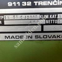 TRENS SLOVAK SN 50  500X2000 TÜM BAKIMLARI YAPILMIŞTİR  0536 709 41 57, Makina