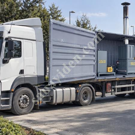 MT MAKİNA YFM-80K DEVASA KAPASİTELİ KONTEYNER TİPİ İNSİNERATÖR (80 KG), Geri Dönüşüm Makineleri