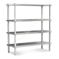 MAYAPAZ STACKING SHELF WITH 4 PERFORATED TABLES, Industrial Kitchen