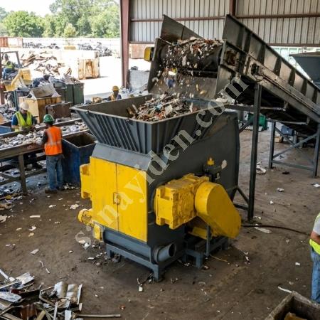 MT MAKİNA CROTAX-80 TEK ŞAFTLI PARÇALAMA MAKİNESİ – KOMPAKT ATIK İŞLEME ÇÖZÜMÜ, Geri Dönüşüm Makineleri