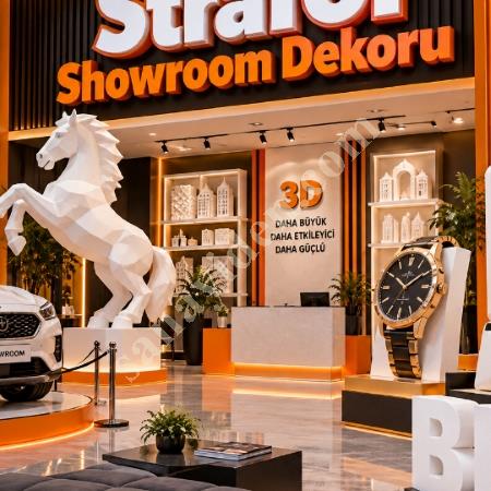 STRAFOR SHOWROOM DEKORU 3D TASARIM VE ÜRETİM, Yapı İnşaat