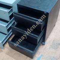 SATILIK İKİNCİEL 3 GÖZLÜ ÇEKMECELİ KESON METAL DOLAP, Metal