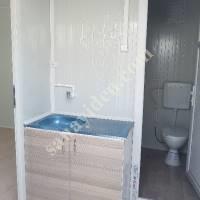 3×8 İKİ ODA BANYO WC MUTFAK FULL KONTEYNER, Çatılı Konteyner - Prefabrik - Konteyner