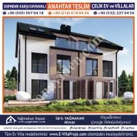 SERVİLLA ÇELİK VİLLA, EV VİLLA PROJELERİ - WCB1388 MODELİ,