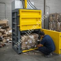 MT MAKİNA DB-60 AĞIR HİZMET MİLL-SİZE DİKEY BALYA PRESİ – 60 TON HİDROLİK GERİ DÖNÜŞÜM PRESİ,