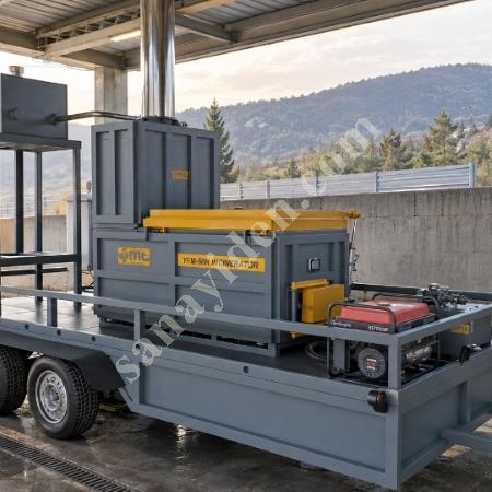 MT MAKİNA YFM-50R AĞIR HİZMET RÖMORKLU MOBİL YAKMA FIRINI (50 KG), Geri Dönüşüm Makineleri