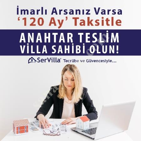 SERVİLLA ÇELİK EV VİLLA - 120 AY TAKSİTLE ANAHTAR TESLİM VİLLA, Yapı İnşaat