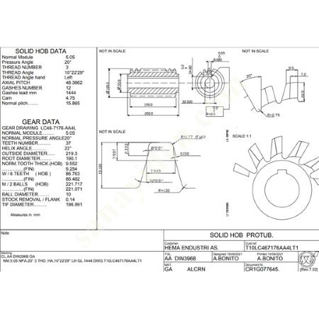 SOLİD HOB AZDIRMA ÇAKISI M:5.05 - Q100X200XQ32 (PRE-GRİNDİNG), Hırdavat Ve Nalbur