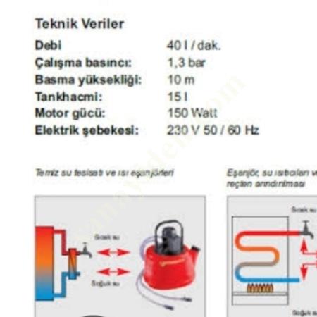 ROTHENBERGER ROCAL 20 TESİSAT YIKAMA PETEK TEMİZLEME MAKİNASI, Makina