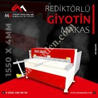 LRGM 1550 X 4MM REDİKTÖRLÜ GİYOTİN MAKAS - GUİLLOTİNE MACHİNES, Giyotin Makas