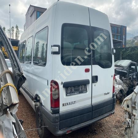 SAMSUN USTAŞ AUTOMOTIVE SCRAP CERTIFIED RENAULT MASTER, Damaged Vehicles