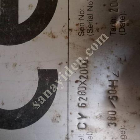 TAİWAN TORNA  800X2000 FENER MİLİ 105 FİYATI 625.000₺  0536 709 41 57, Makina