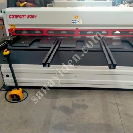 LRGM 2050 X 4MM REDİKTÖRLÜ LİNDA MACHİNE MARKA GİYOTİN MAKAS, Giyotin Makas