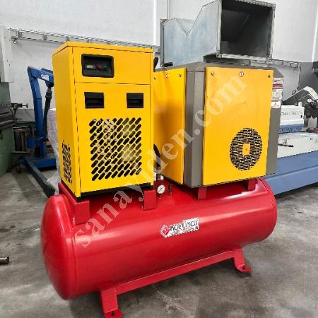 AYDIN TRAFO MARKA 11 KW 500 LT VİDALI KOMPRESÖR SET, Makina