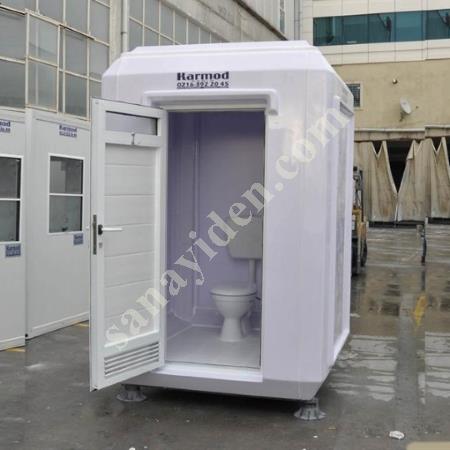 150X150 POLYESTER MOBİL WC KABİNİ - STOKTAN TESLİM, Modüler Kabinler