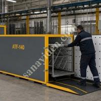 MT MAKİNA ATF-140 ASKI TEMİZLEME FIRINI – YÜKSEK HACİMLİ ÜRETİM HATLARI İÇİN,