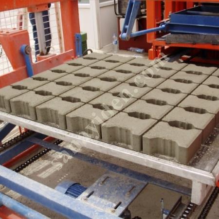 OTOMATİK BETON KİLİTLİ PARKE TAŞI BETON BORDÜR TAŞI BİMS BLOK BRİKET MAKİNASI, Makina