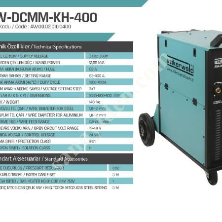 400 AMP MIG MAG GAZ ALTI KAYNAK MAKİNESİ, Makina