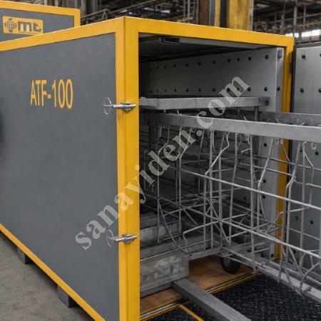 MT MAKİNA ATF-100 AĞIR HİZMET ASKI TEMİZLEME FIRINI – PİROLİZ BOYA SÖKME FIRINI, Geri Dönüşüm Makineleri