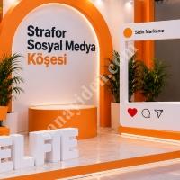 STRAFOR SOSYAL MEDYA KÖŞESİ DEKORU TASARIM,