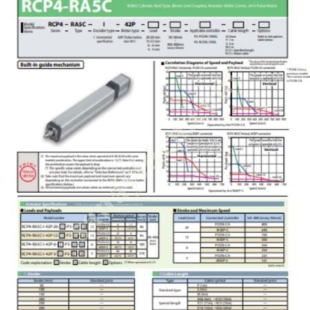 FOR SALE – UNUSED SECOND-HAND IAI RCP4-RA5C-I-42P-6-300-P3 SERVO ACTUATOR + DRIVER, Machine