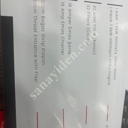 HMZ BILSUN 8000M3 TOZ EMME MAKINASI, Machine