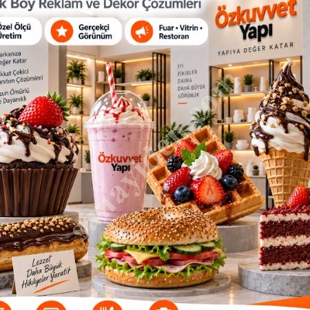 KÖPÜK DEV GIDA MAKETİ BÜYÜK BOY DEKOR ÜRETİMİ, Yapı İnşaat